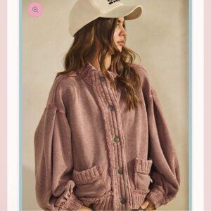 26. NWT LovLov Cotton Sweater Jacket XL